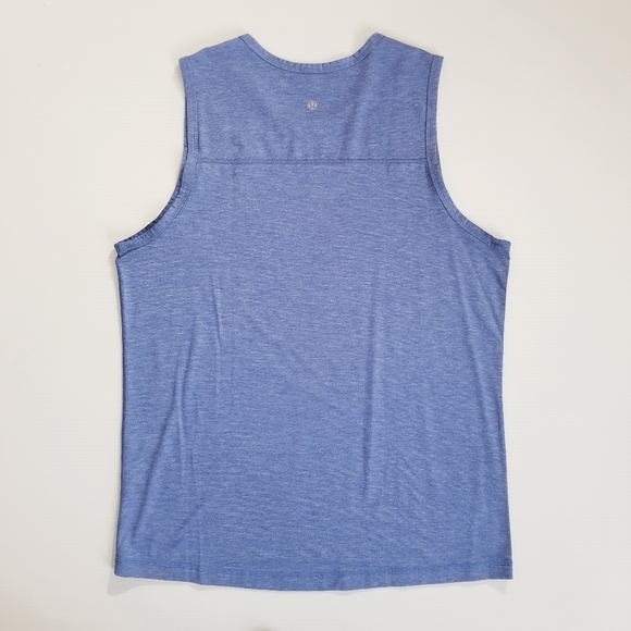 LULULEMON Training Sleeveless Tank Top Heathered Harbor Blue - Picture 8 of 9